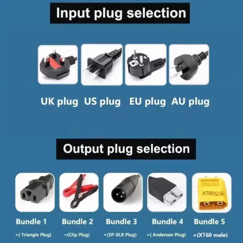 48V 알루미늄 쉘 조절식 리튬 배터리 충전기 2-8A - 84V 20A Smart Charger 리뷰 및 가격