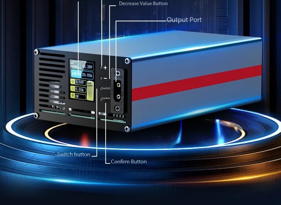 스마트 조절식 전압 리튬 배터리 충전기 72V 20A/ - 72V 15A Fast Charger 리뷰 및 가격