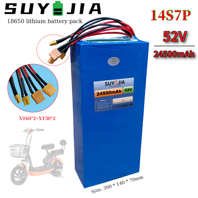 52V 14S7P 24.5Ah 18650 리튬 배터리  - 60V 50Ah Electric Scooter Battery 리뷰 및 가격