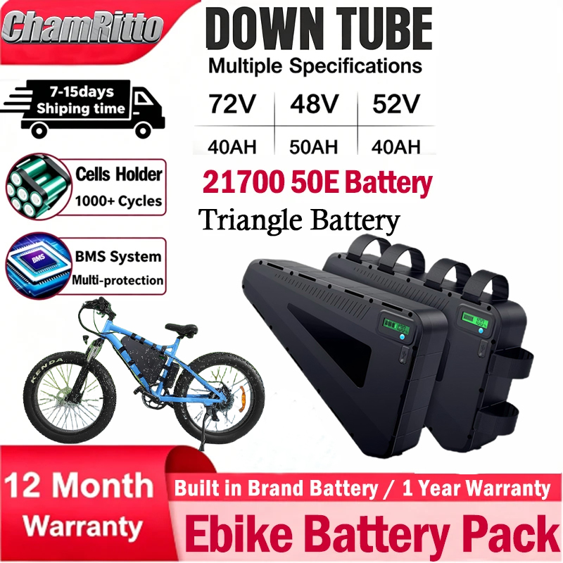전기 자전거 60V 72V 삼각형 차므라이더 배터리 3 - 72V 50Ah 21700 Lithium Battery 리뷰 및 가격