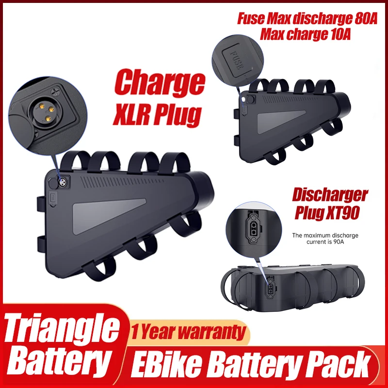 전기 자전거 60V 72V 삼각형 차므라이더 배터리 3 - 72V 50Ah 21700 Lithium Battery 리뷰 및 가격