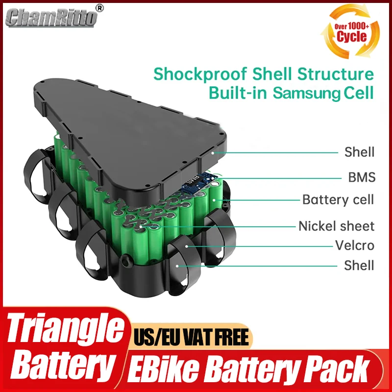 전기 자전거 60V 72V 삼각형 차므라이더 배터리 3 - 72V 50Ah 21700 Lithium Battery 리뷰 및 가격