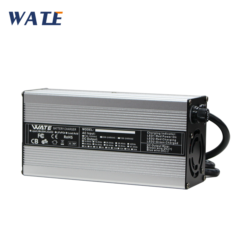 67.2V 10A 리튬 이온 고속 충전기 16S 62V - 84V 20A Smart Charger 리뷰 및 가격